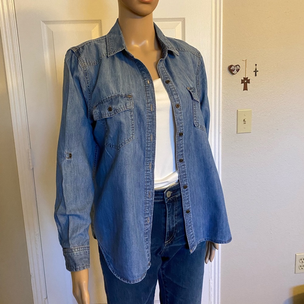 EUC a.n.a Chambray Shirt
